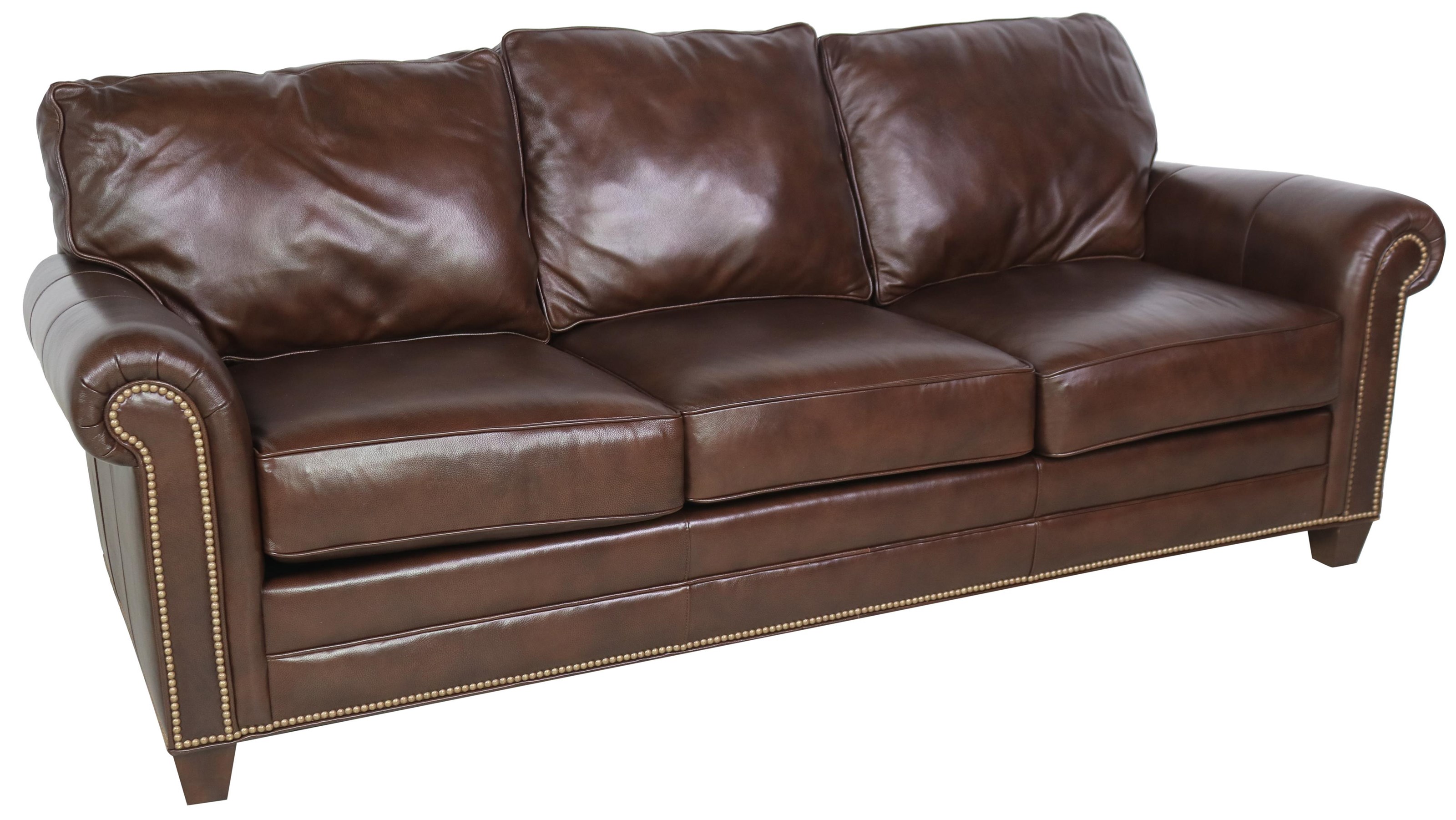 Stickley discount leather couch